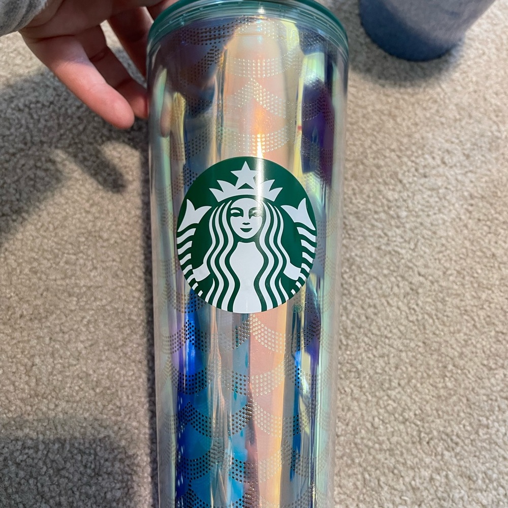 Brand new mermaid tail Starbucks tumbler venti